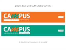 Tablet Screenshot of campusmedico.it
